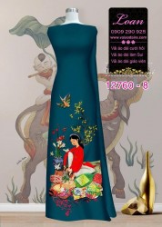 Vải áo dài tết sum vầy