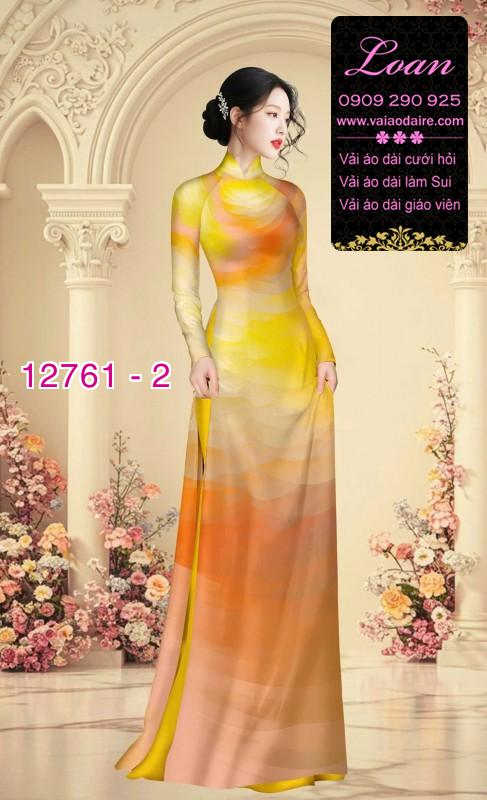 Vải áo dài loang màu độc đáo