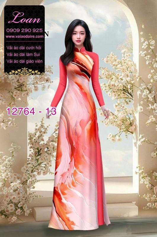 Vải áo dài loang màu độc đáo