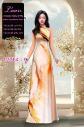 Vải áo dài loang màu độc đáo