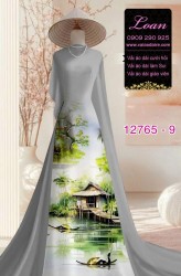 Vải áo dài phong cảnh Việt Nam