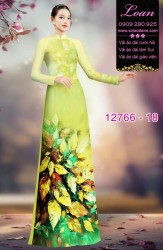 Vải áo dài hoa in 3D