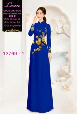 Vải áo dài hoa eo đẹp-DT 12769