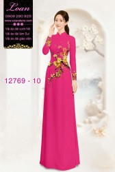 Vải áo dài hoa eo đẹp