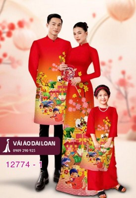 Vải áo dài tết cho gia đình-CT 12774