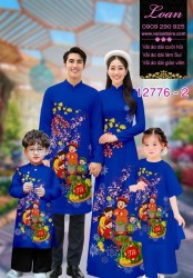 Vải áo dài tết cho gia đình