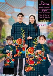 Vải áo dài tết cho gia đình