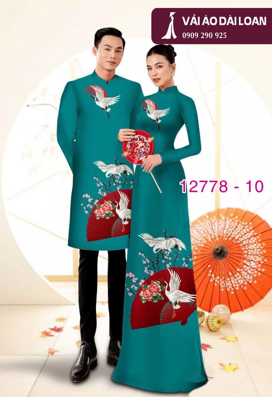 Vải áo dài tết cho cặp đôi
