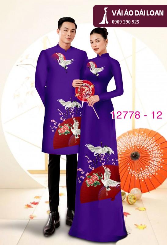 Vải áo dài tết cho cặp đôi