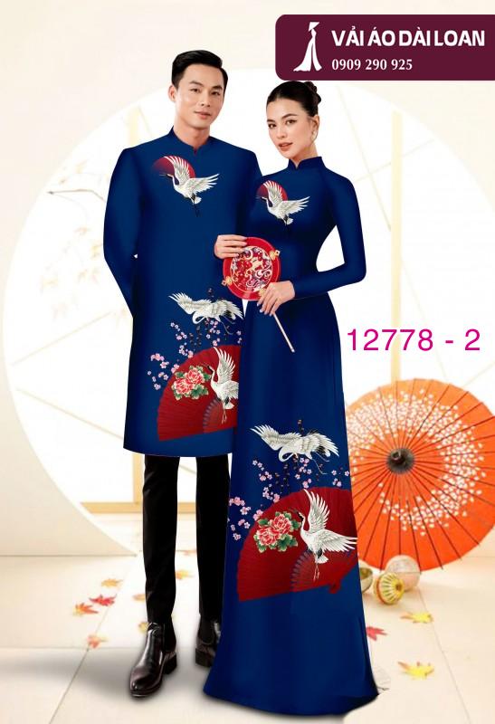 Vải áo dài tết cho cặp đôi