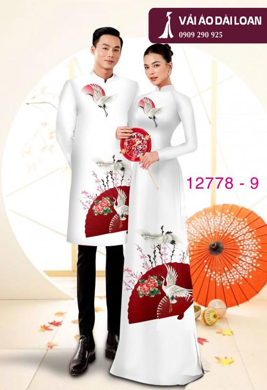 Vải áo dài tết cho cặp đôi