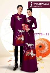 Vải áo dài tết cho cặp đôi