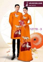 Vải áo dài tết cho cặp đôi