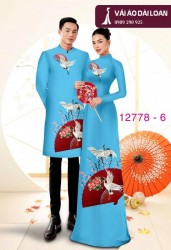 Vải áo dài tết cho cặp đôi