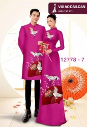 Vải áo dài tết cho cặp đôi