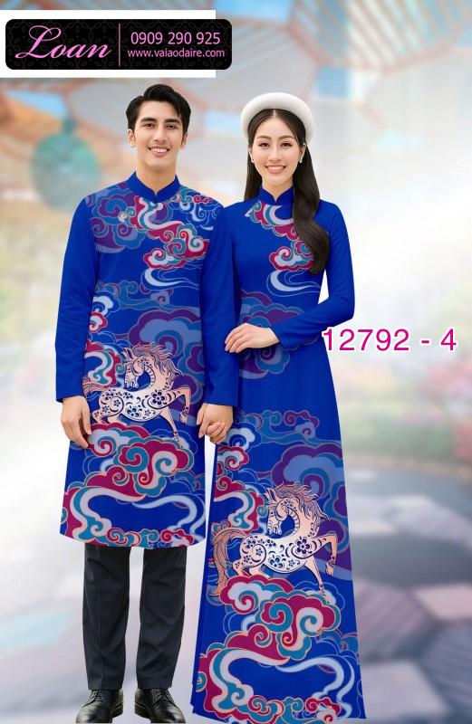 Vải áo dài cặp đôi nam - nữ