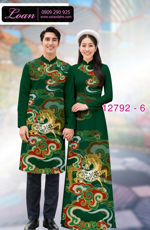 Vải áo dài cặp đôi nam - nữ