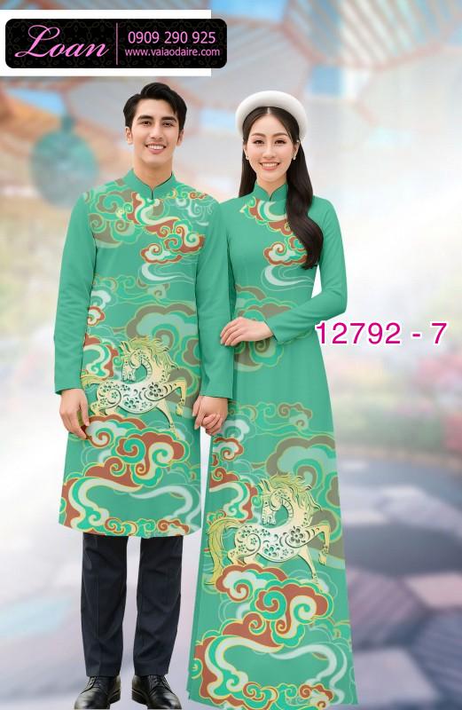 Vải áo dài cặp đôi nam - nữ