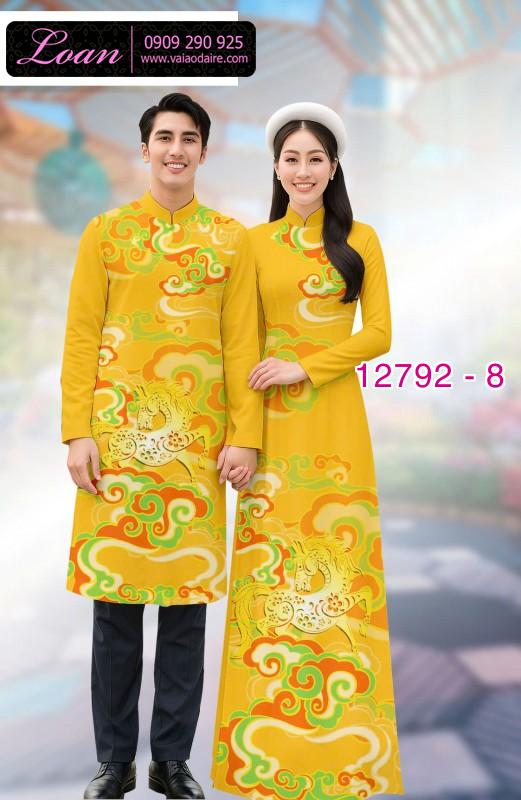 Vải áo dài cặp đôi nam - nữ