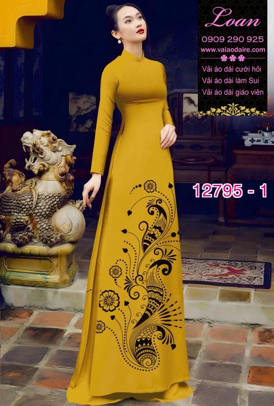 Vải áo dài in 4D