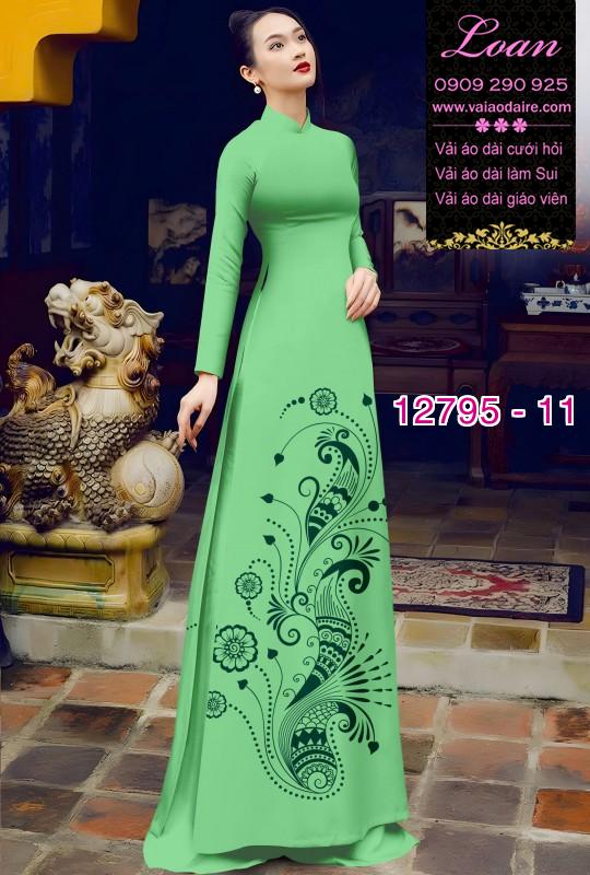 Vải áo dài in 4D