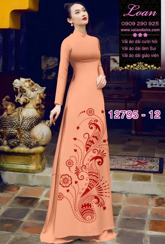 Vải áo dài in 4D