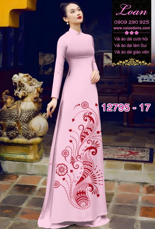 Vải áo dài in 4D