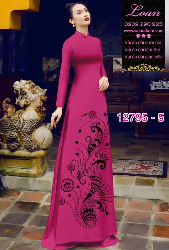 Vải áo dài in 4D