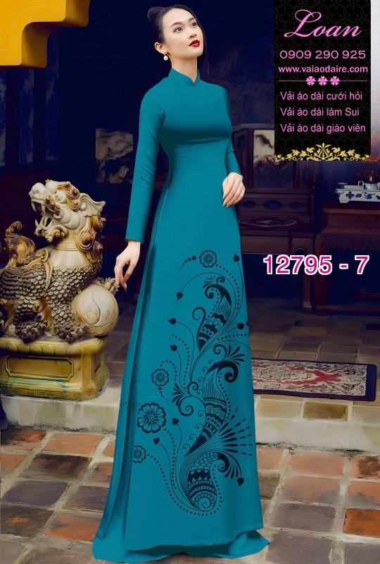 Vải áo dài in 4D