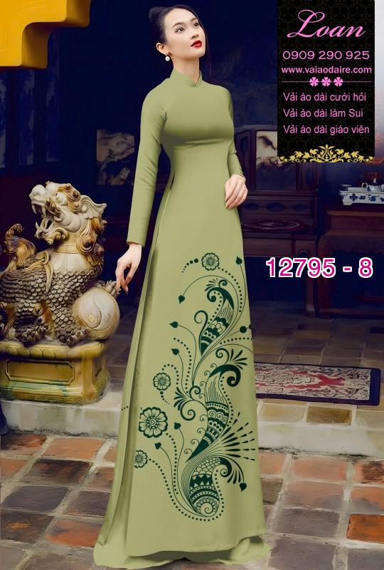 Vải áo dài in 4D