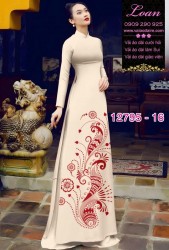 Vải áo dài in 4D