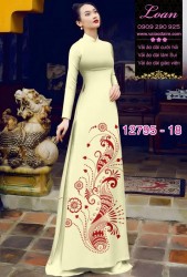 Vải áo dài in 4D