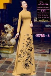 Vải áo dài in 4D