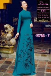 Vải áo dài in 4D