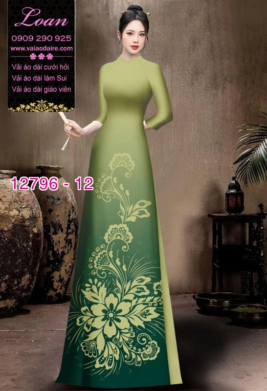 Vải áo dài in 4D