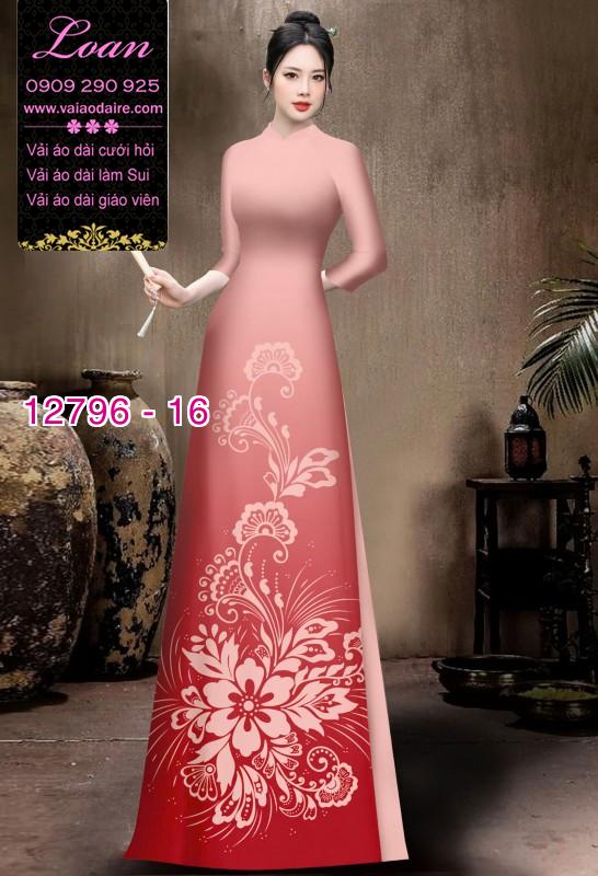 Vải áo dài in 4D