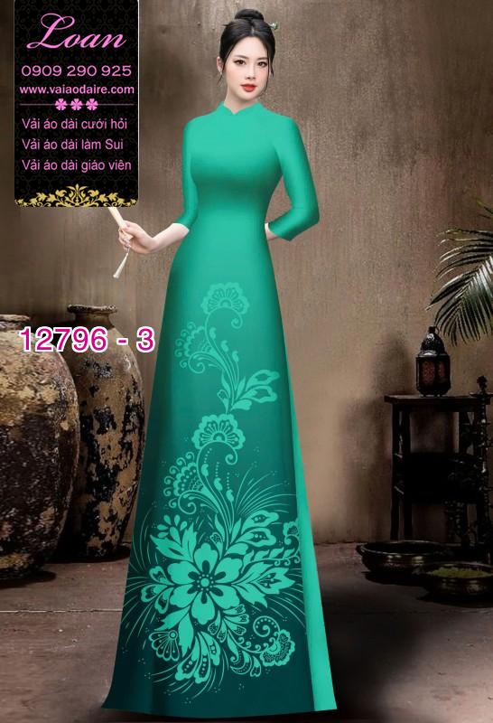 Vải áo dài in 4D