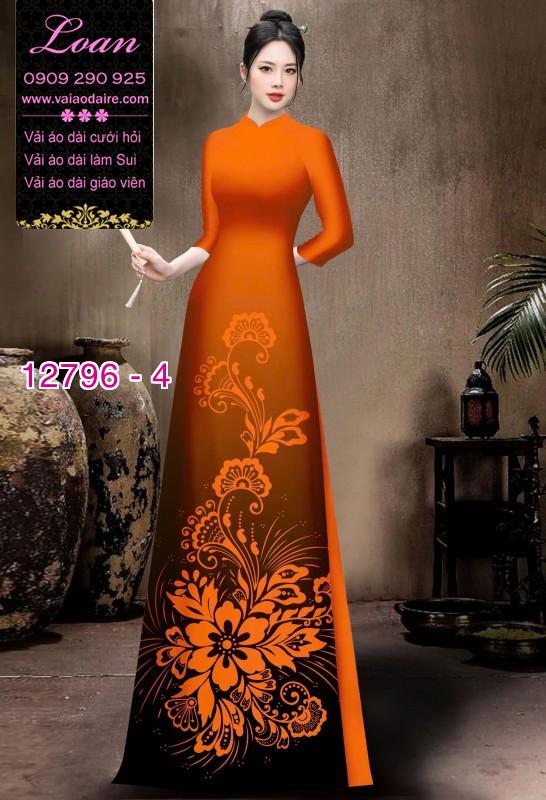 Vải áo dài in 4D