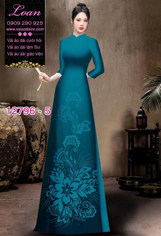 Vải áo dài in 4D