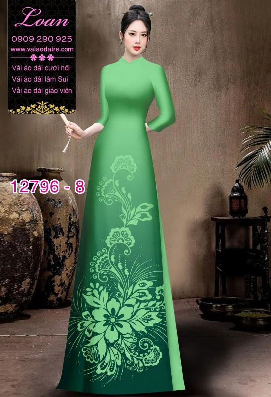 Vải áo dài in 4D