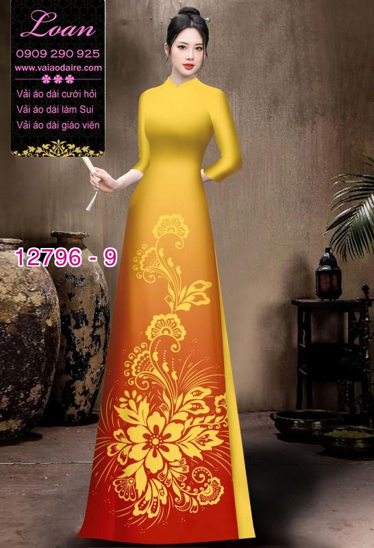 Vải áo dài in 4D