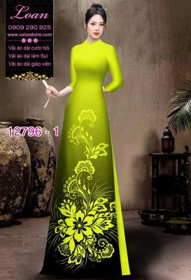 Vải áo dài in 4D-IN4D 12796