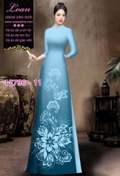 Vải áo dài in 4D