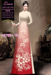 Vải áo dài in 4D