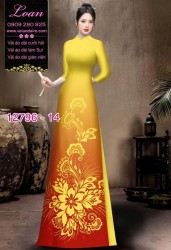 Vải áo dài in 4D