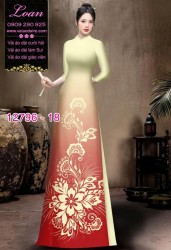 Vải áo dài in 4D