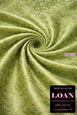 Vải áo dài gấm hoa nhỏ-GT 12798