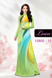 Vải áo dài họa tiết sắc màu