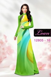 Vải áo dài họa tiết sắc màu