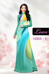 Vải áo dài họa tiết sắc màu